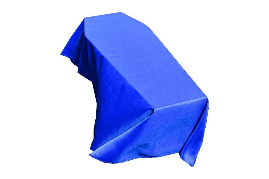Plain Blue Coffin Drape image 0