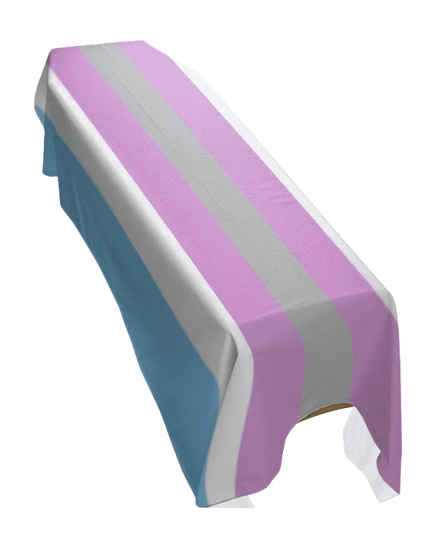 Intergender Pride Premium Coffin Drape image 0