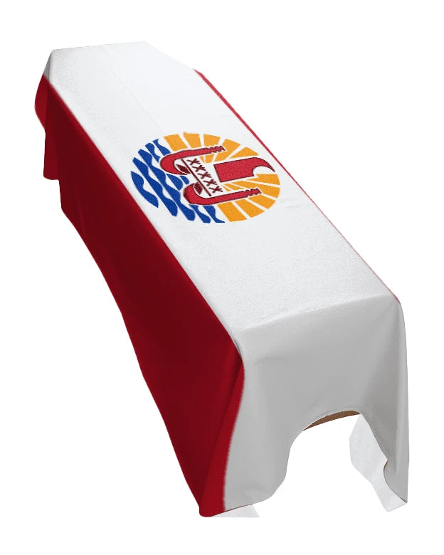 French Polynesia Premium Coffin Drape image 0
