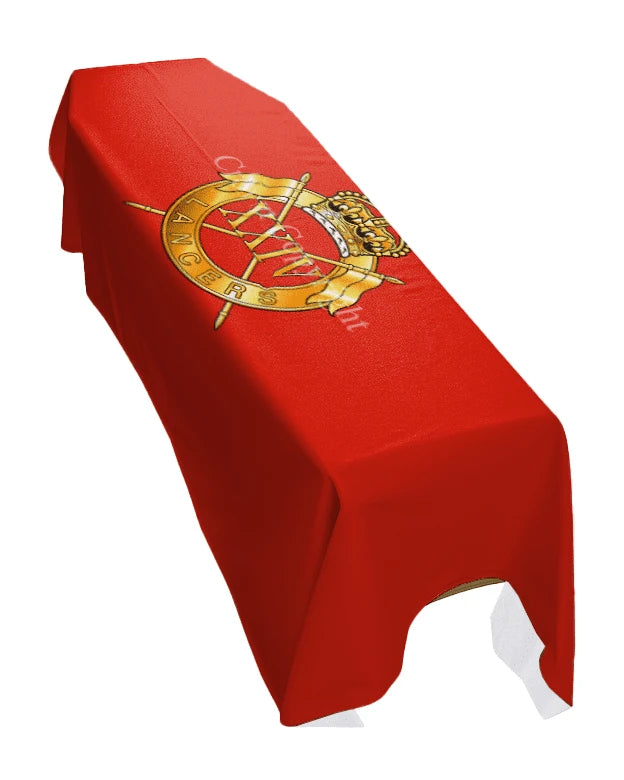 24th Lancers (Portrait) Premium Coffin Drape image 0