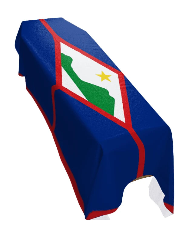 Sint Eustatius Premium Coffin Drape image 0