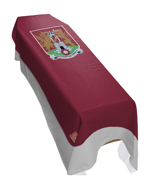 Northampton Town Football Premium Coffin Drape image 0