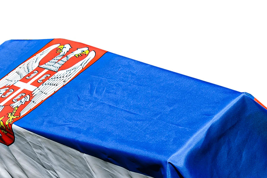 Serbia Coffin Drape image 2