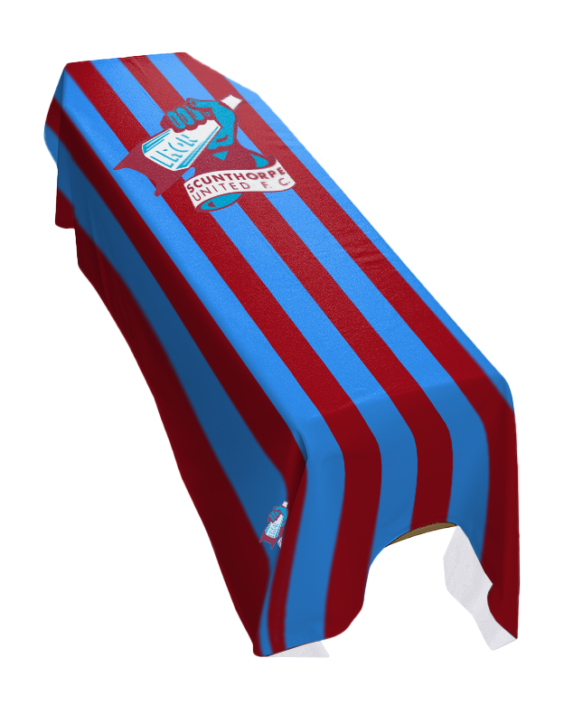 Scunthorpe United Football Premium Coffin Drape image 0
