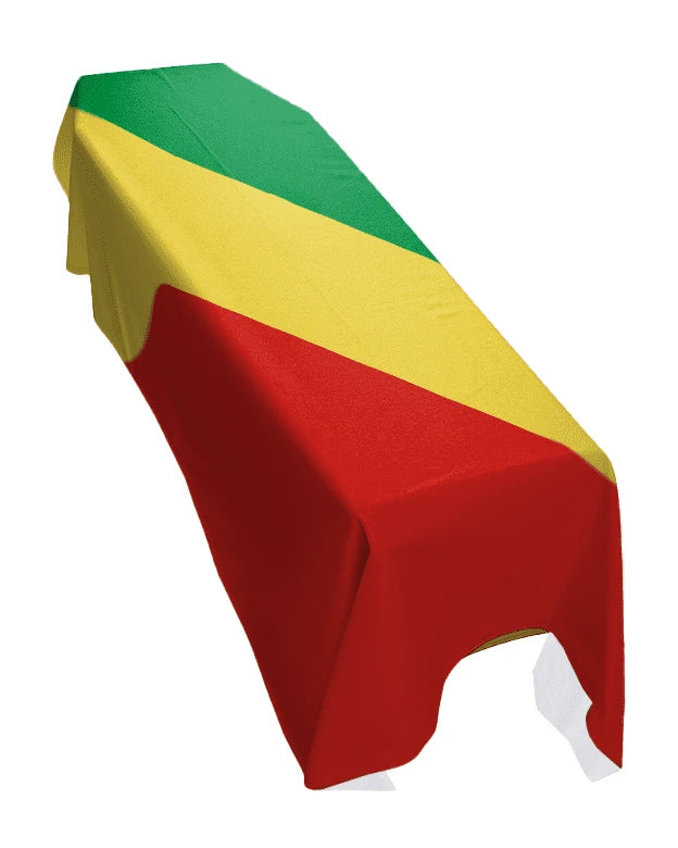 Congo Republic Premium Coffin Drape image 0