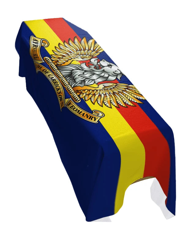 Ayrshire Earl of Carrick’s Own Yeomanry Premium Coffin Drape image 0