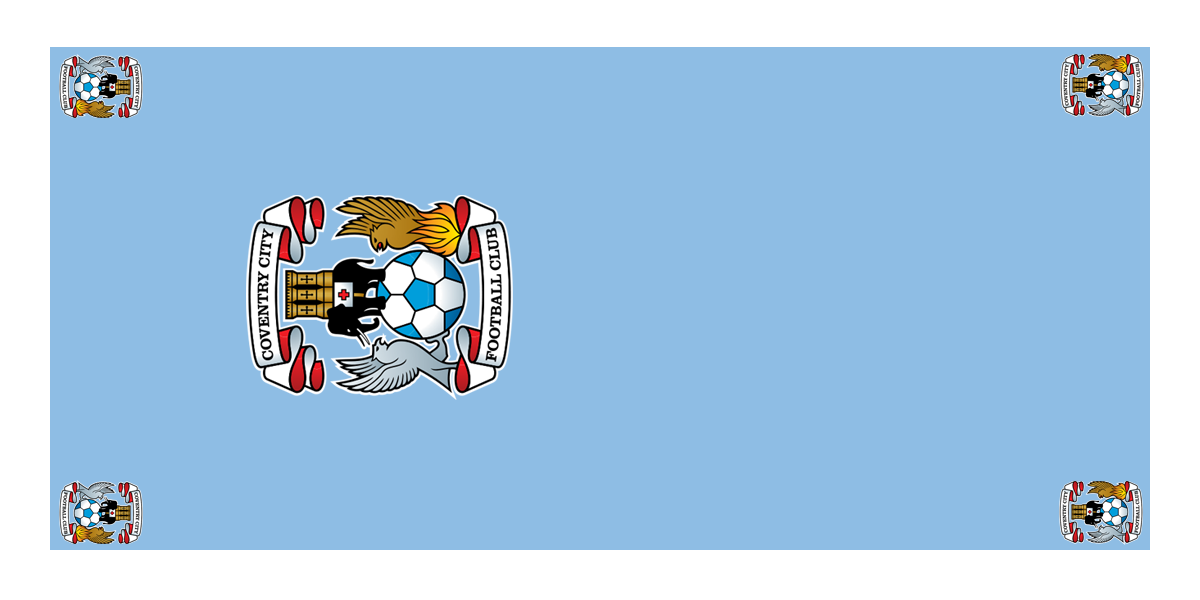Coventry City Football Premium Coffin Drape image 1