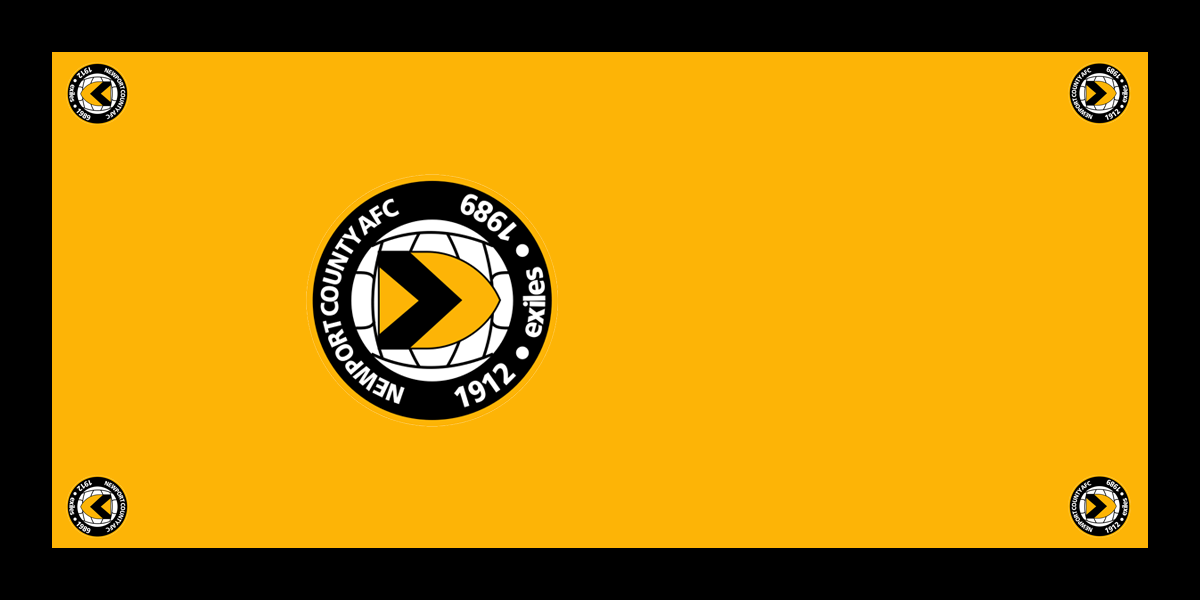 Newport County Football Premium Coffin Drape image 1
