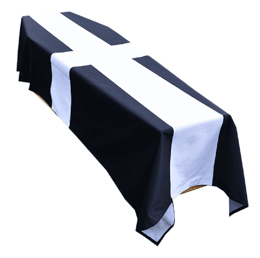 Cornwall Premium Coffin Drape - Available Now for Dispatch image 0