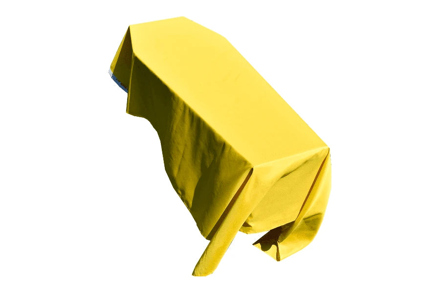 Plain Yellow Coffin Drape image 0