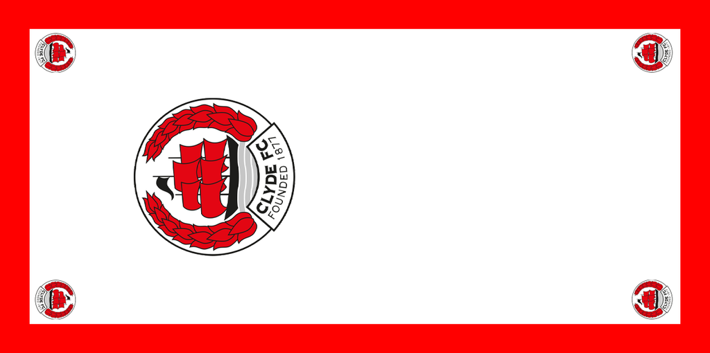 Clyde Football Premium Coffin Drape image 1