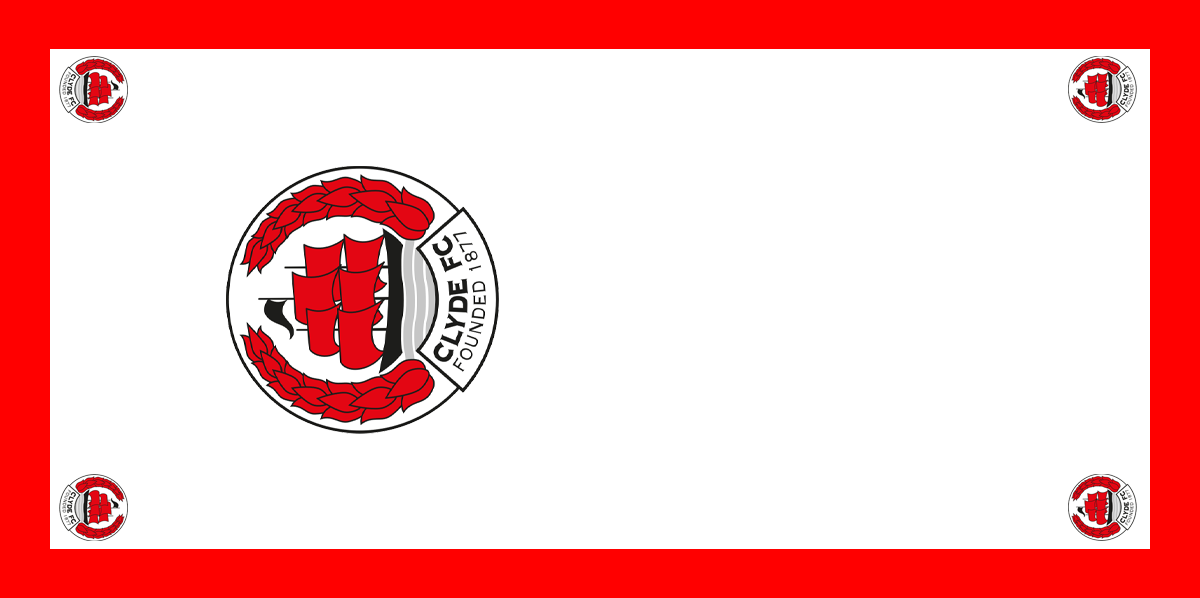 Clyde Football Premium Coffin Drape image 1