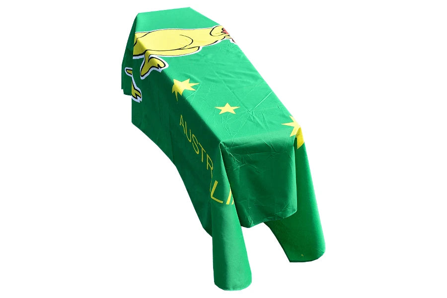 Boxing Kangaroo Coffin Drape image 0