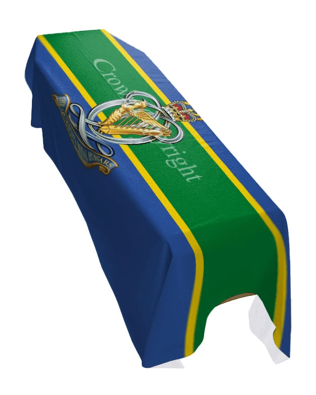 The Queen's Royal Hussars Premium Coffin Drape image 0