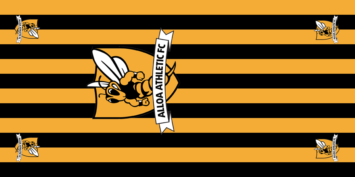Alloa Athletic Football Premium Coffin Drape image 1
