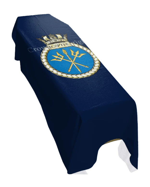 HMS Sceptre (Portrait) Premium Coffin Drape image 0