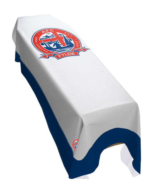 AFC Fylde Football Premium Coffin Drape image 0