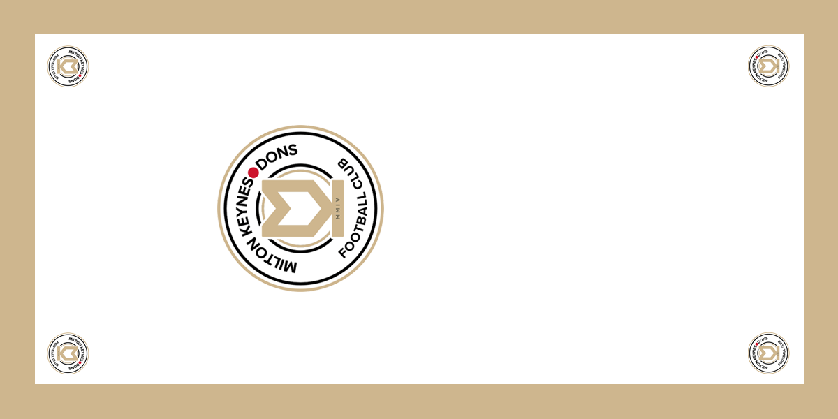 Milton Keynes Dons Football Premium Coffin Drape image 1