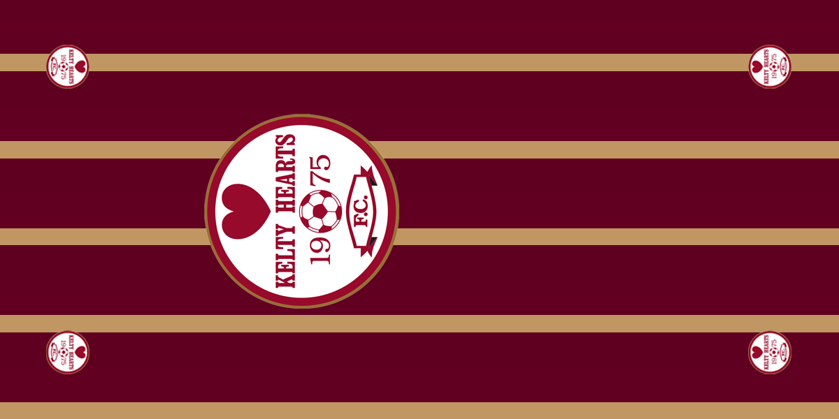 Kelty Hearts Football Premium Coffin Drape image 1