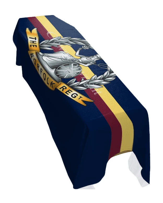The Royal Norfolk Regiment Premium Coffin Drape image 0