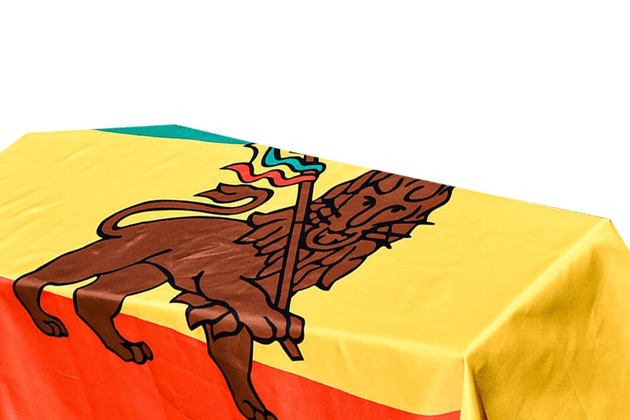Ethiopia Lion of Judah Coffin Drape image 2