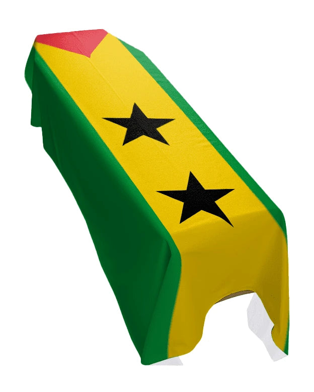 Sao Tome and Principe Premium Coffin Drape image 0