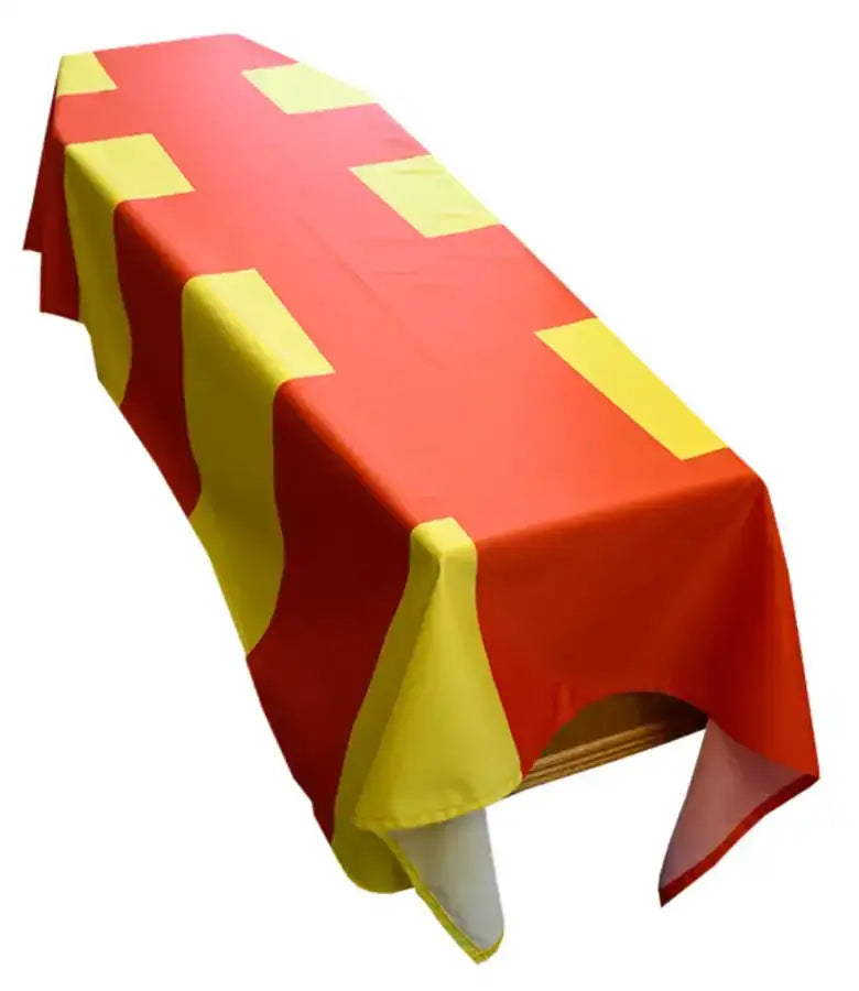 Northumberland Premium Coffin Drape - Available Now for Dispatch image 0