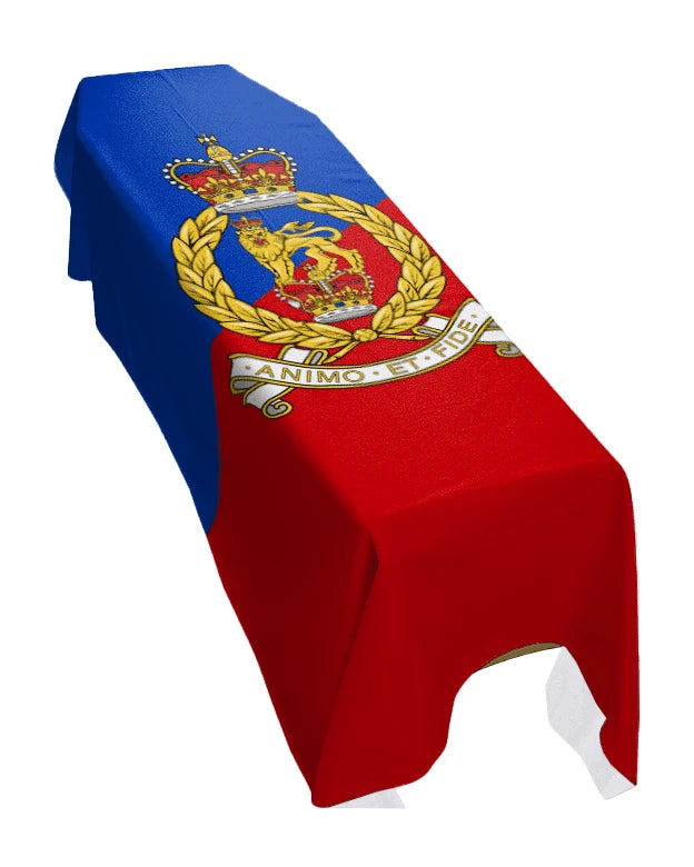 Adjutant General's Corps Camp (Portrait) Premium Coffin Drape image 0