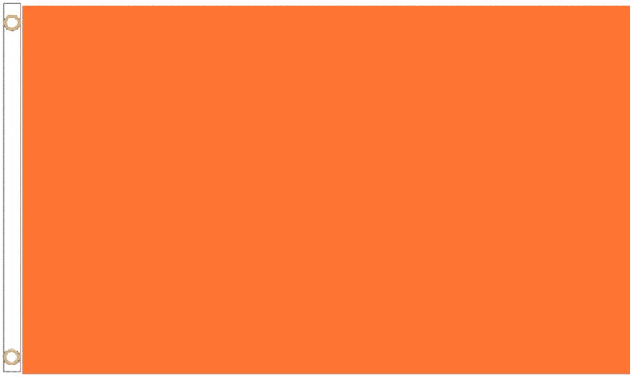 Plain Orange Coffin Drape image 4