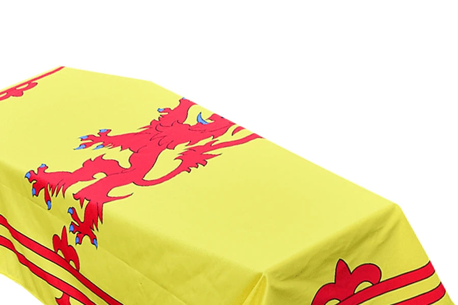 Scotland Lion Rampant Premium Coffin Drape image 2