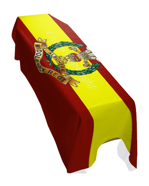 The Middlesex Regiment Premium Coffin Drape image 0