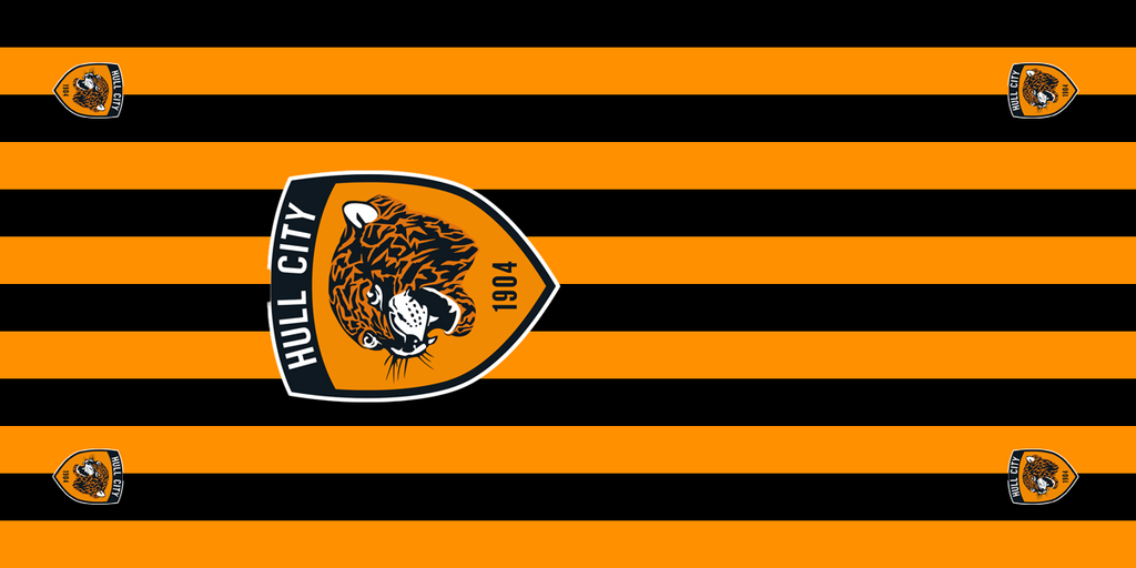 Hull City Football Premium Coffin Drape image 1