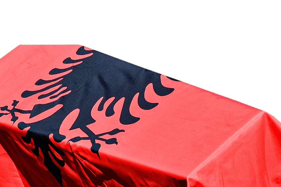 Albania Coffin Drape image 2