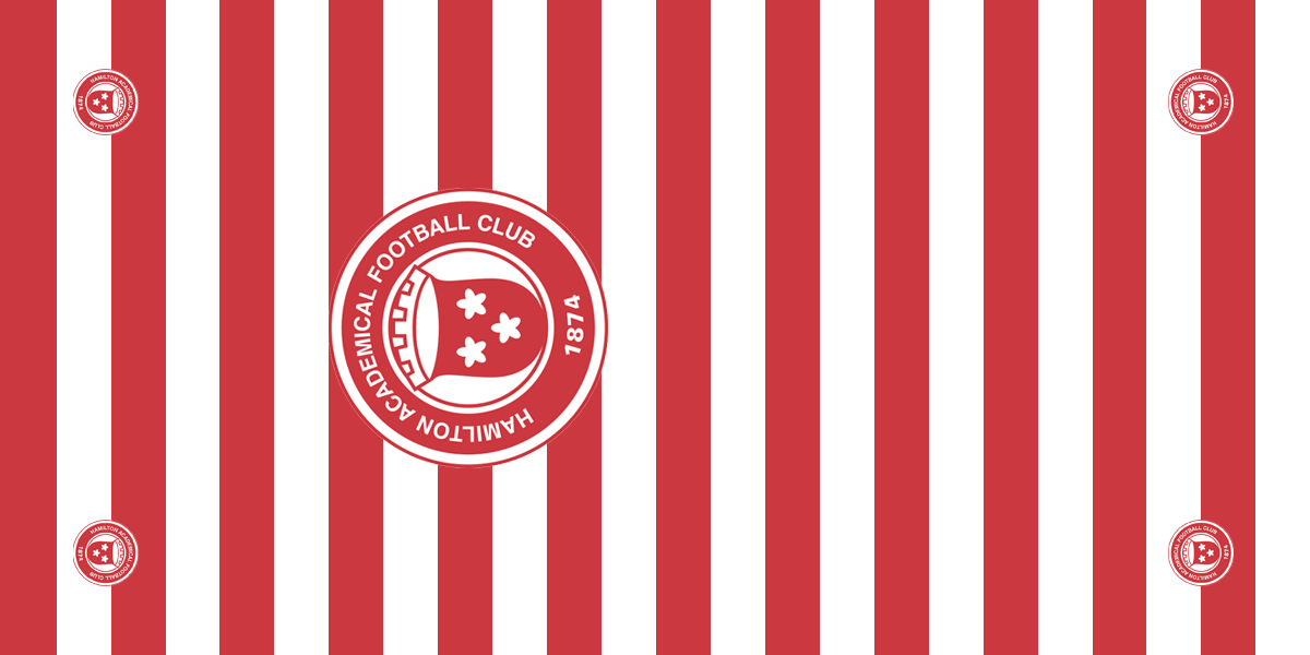 Hamilton Academical Football Premium Coffin Drape image 1