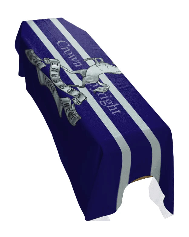 The Queen's Own Royal West Kent Regiment Premium Coffin Drape image 0
