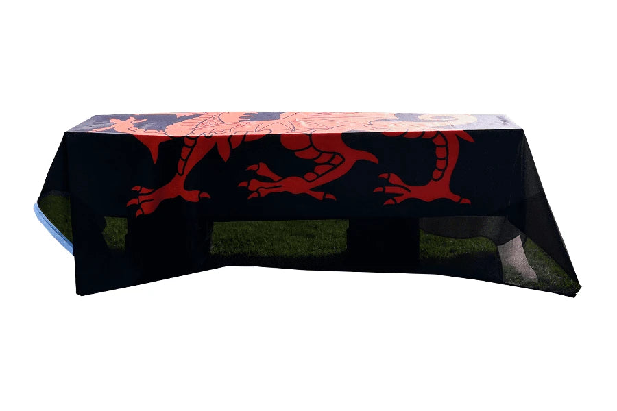 Wales Black Coffin Drape image 1
