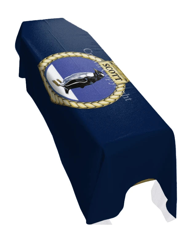 HMS Scott Premium Coffin Drape image 0