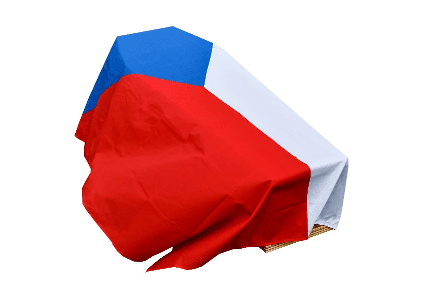 Czechia Coffin Drape image 0