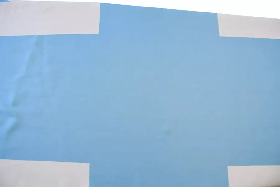 United Kingdom Sky Blue and White Coffin Drape image 2