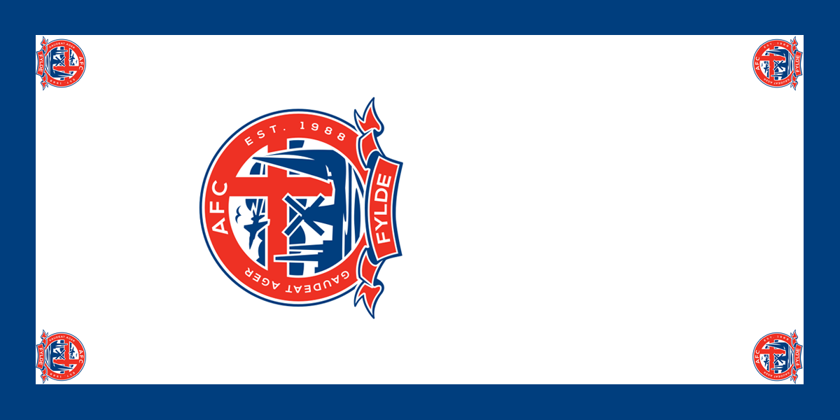 AFC Fylde Football Premium Coffin Drape image 1