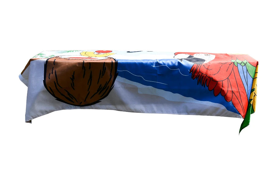 It's Five O'Clock Somewhere Coffin Drape image 1