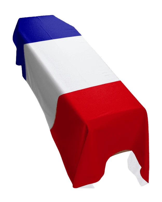 France Premium Coffin Drape image 0