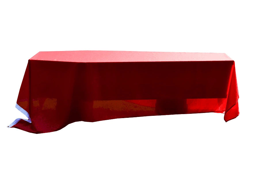 Plain Red Coffin Drape image 1