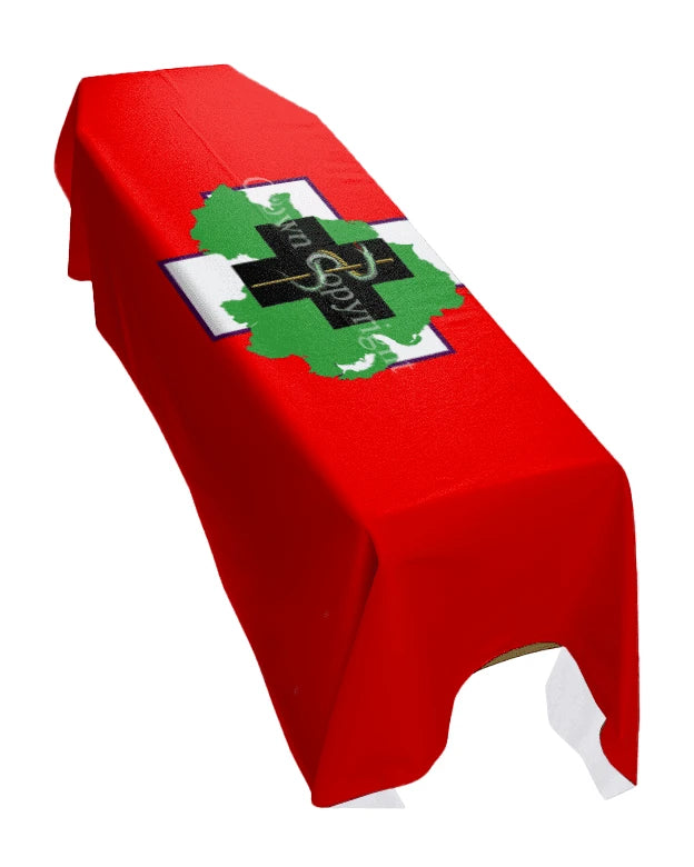 22 Field Hospital Premium Coffin Drape image 0