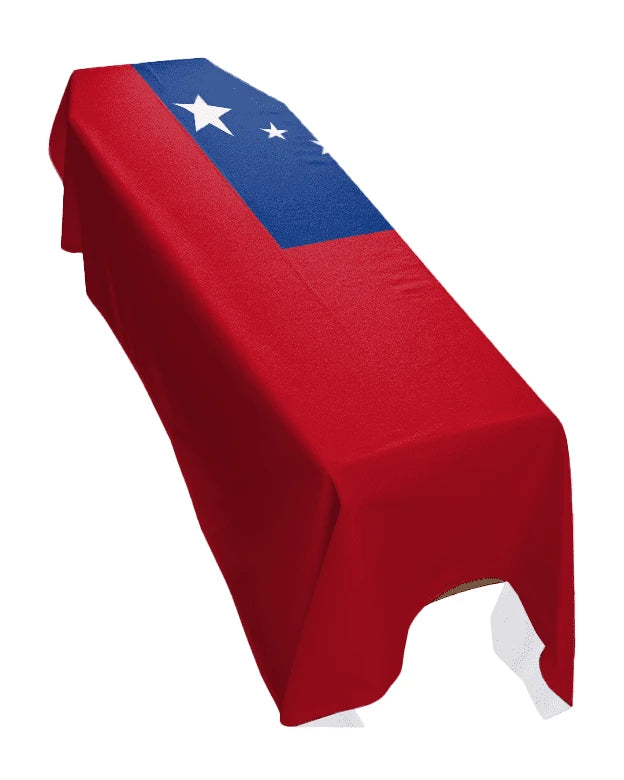 Samoa Premium Coffin Drape image 0