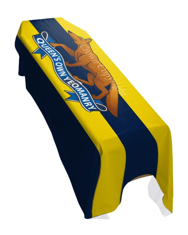 The Queen's Own Yeomanry Premium Coffin Drape image 0