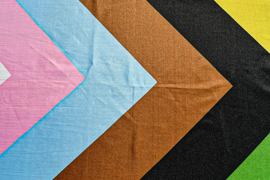 Progress Pride Intersex Coffin Drape image 3