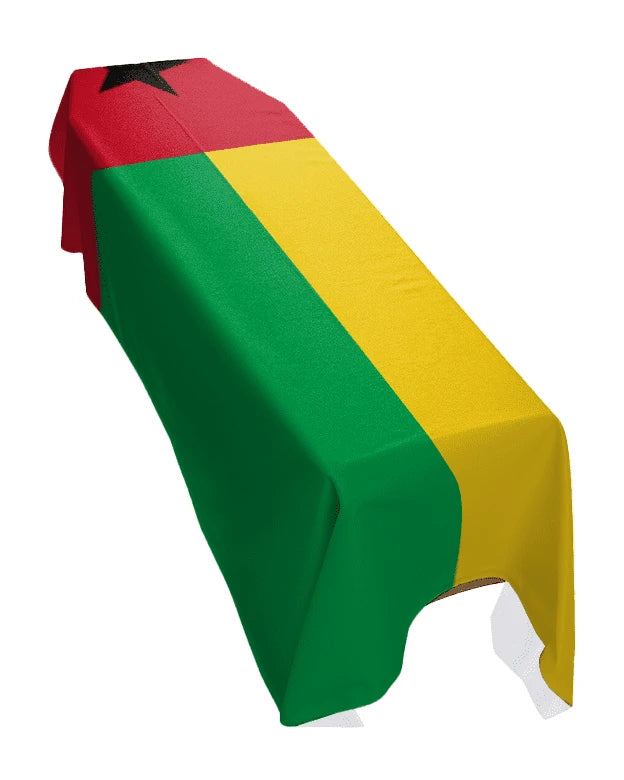 Guinea-Bissau Premium Coffin Drape image 0