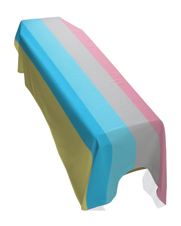 Genderflux Pride Premium Coffin Drape image 0