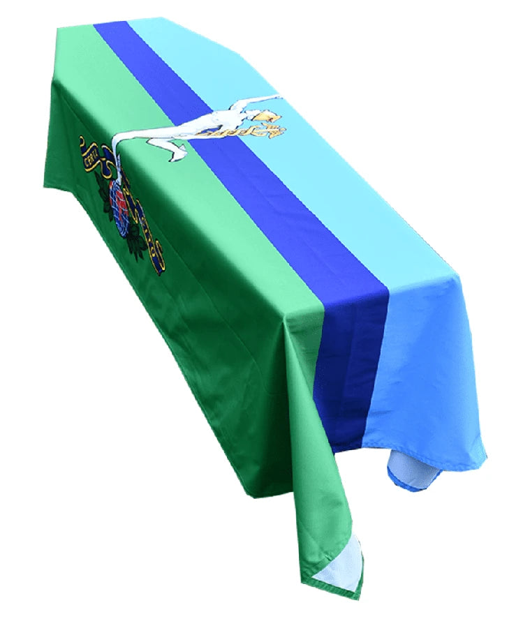 Royal Signals British Army Flag Premium Coffin Drape - Available Now for Dispatch image 0
